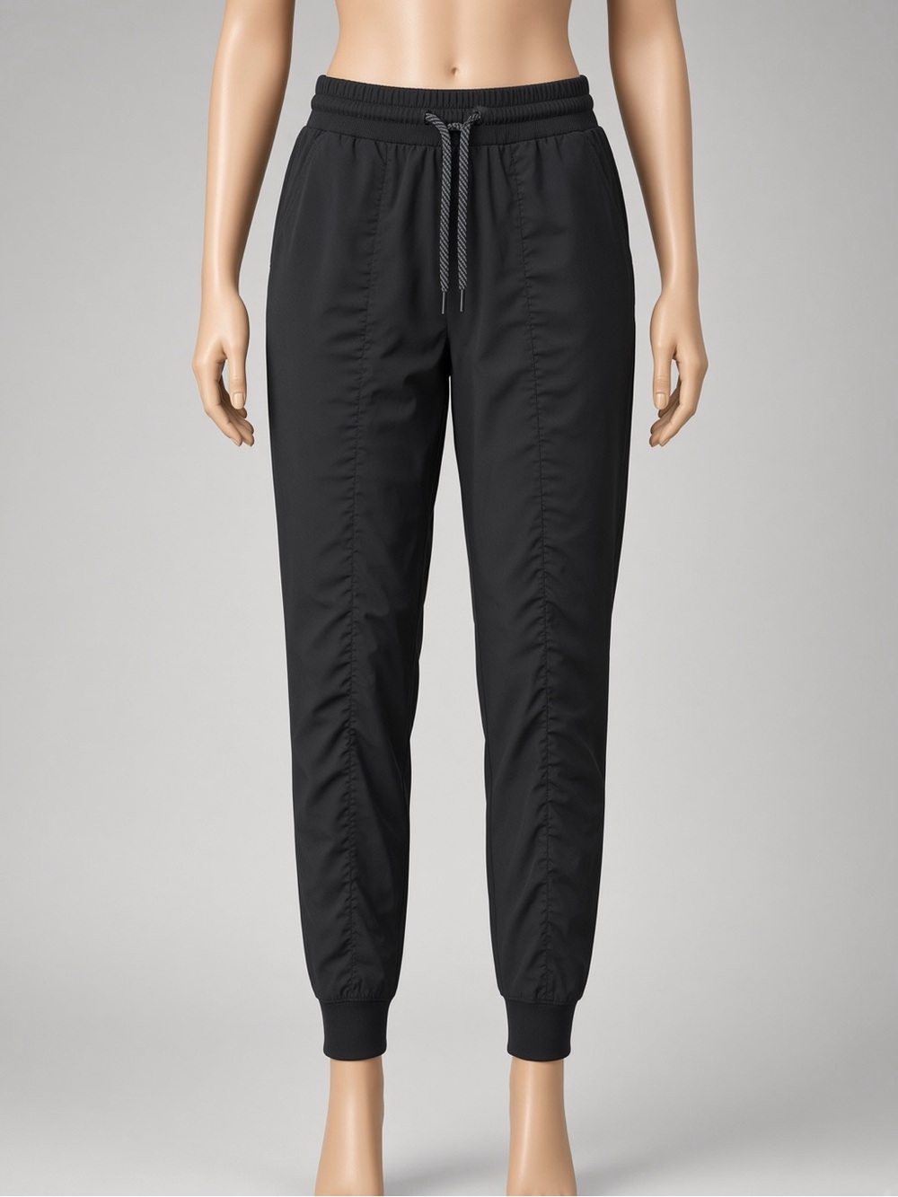 Kyodan Black Drawstring Track Joggers